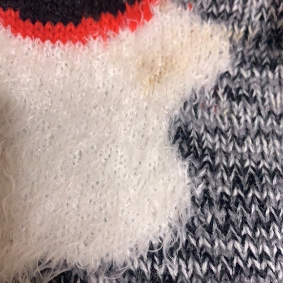 Hooked up light up Santa Claus knit crewneck Pullover Sweater Medium - Picture 6 of 9